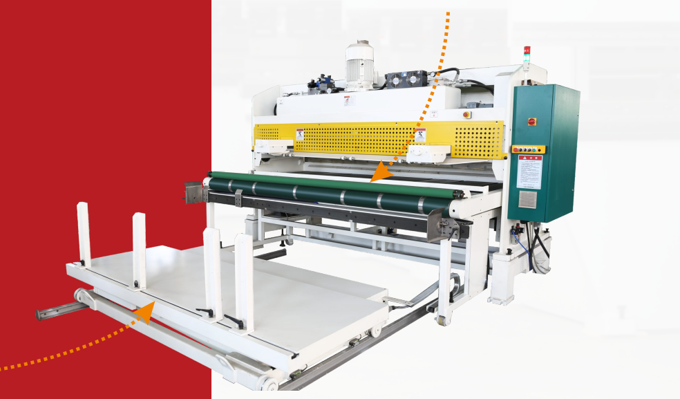 Hệ thống băng tải & xếp chồng phía sau cho máy cắt tôn