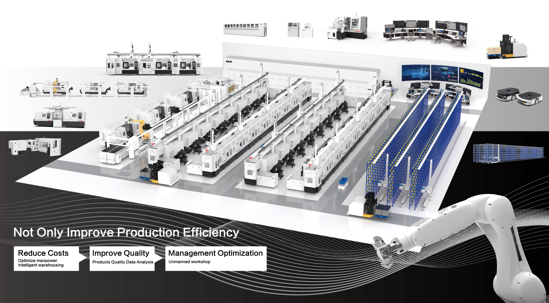 Nhà máy thông minh 4.0 cho xưởng CNC