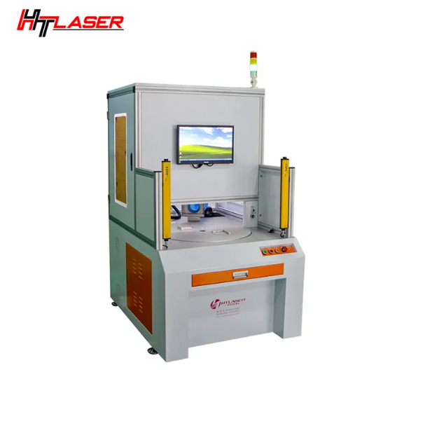 Máy khắc laser bàn quay trạm kép HT-RT
