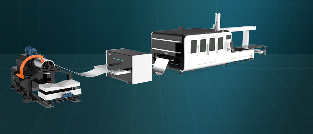 Dây chuyền cắt laser xả cuộn tôn tự động MB Series