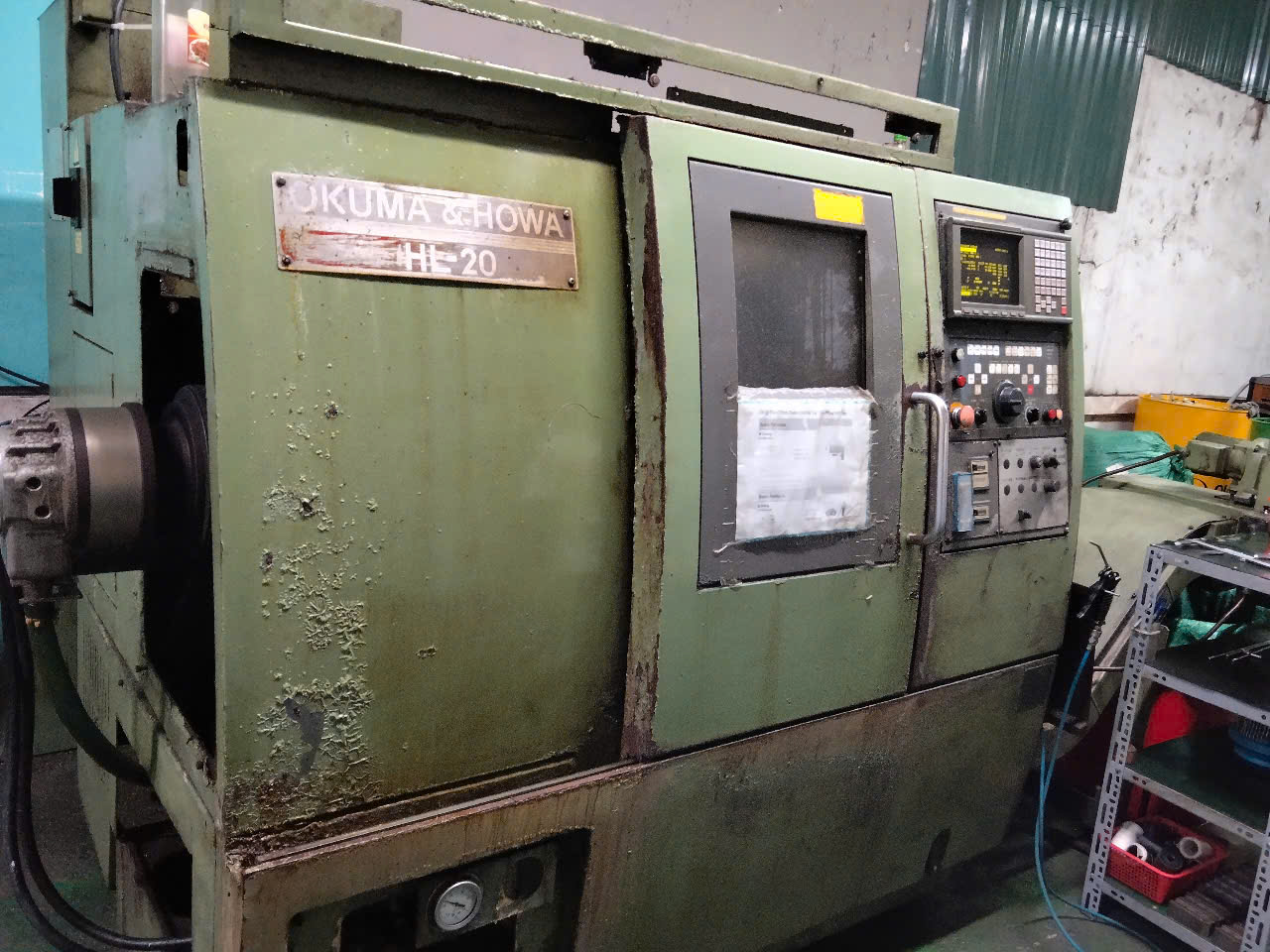 CẦN BÁN MÁY TIỆN CNC OKUMA & HOWA HL-20 – HỆ ĐIỀU HÀNH FANUC (MÁY BÃI NHẬT)